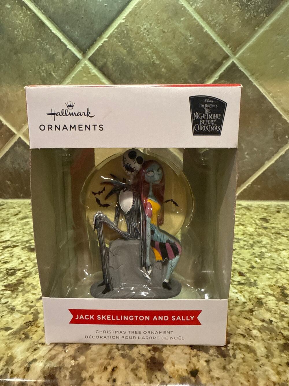 Hallmark Christmas Ornament Nightmare Before Christmas Jack Skellington & Sally
